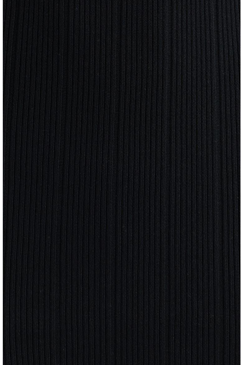 Long Sleeve Polo Dress, Alternate, color, BLACK WHITE