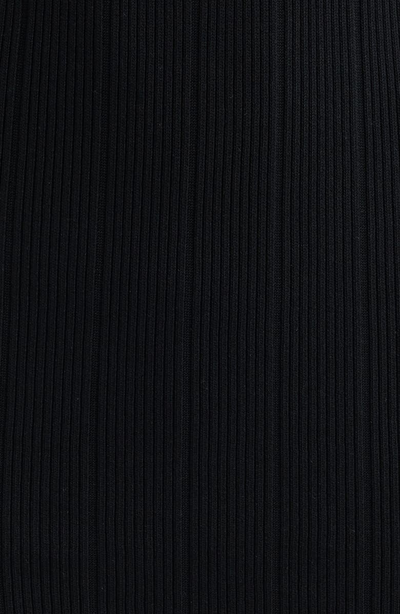 Julia Jordan Long Sleeve Polo Dress, Alternate, color, Black White