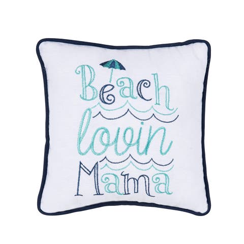 Beach Lovin Mama Mini Accent Pillow