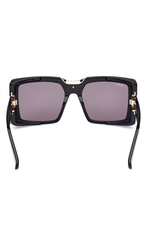 Max Mara 55mm Rectangular Sunglasses