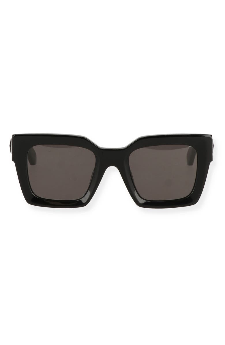 Off-White Jackson Square Sunglasses, Alternate, color, Black Dark Grey