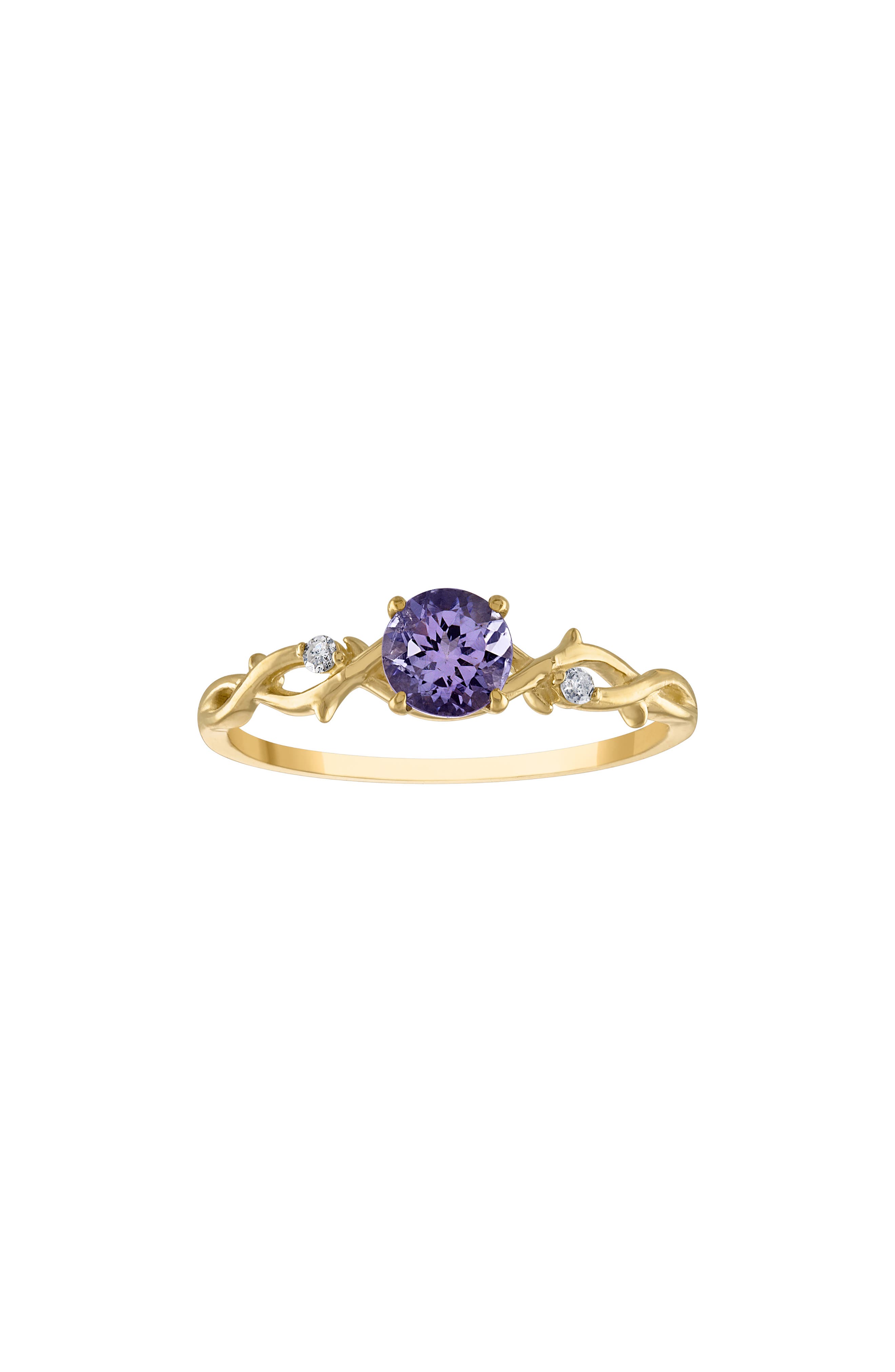 FUZION CREATIONS Tanzanite & Diamond Ring