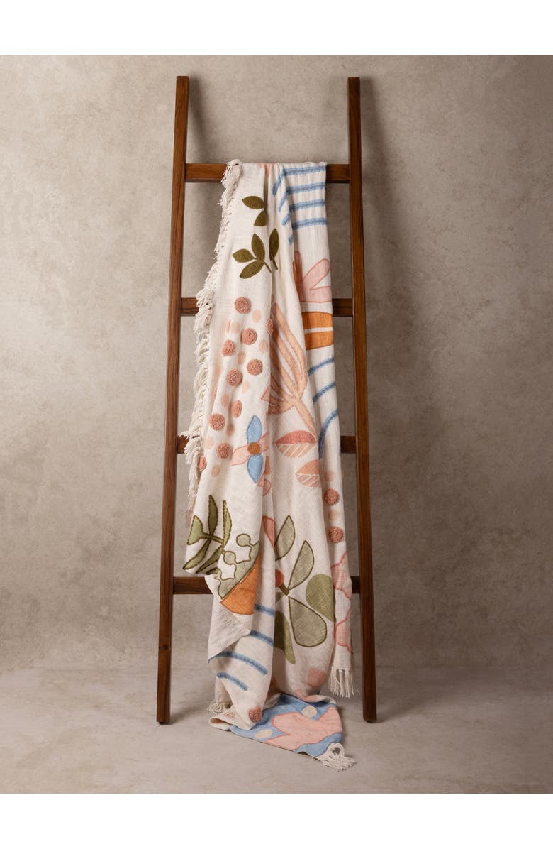 GAURI KOHLI Joel Throw Blanket 50"x60", Alternate, color, Multicolored