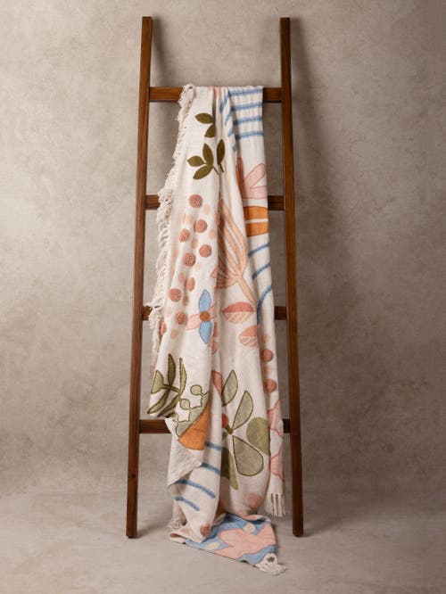 Gauri Kohli Joel Throw Blanket 50"x60" In Multi