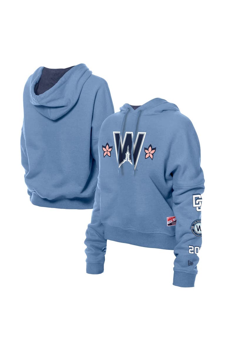New Era Women's New Era Blue Washington Nationals 2025 City Connect Pullover Hoodie, Alternate, color, 
