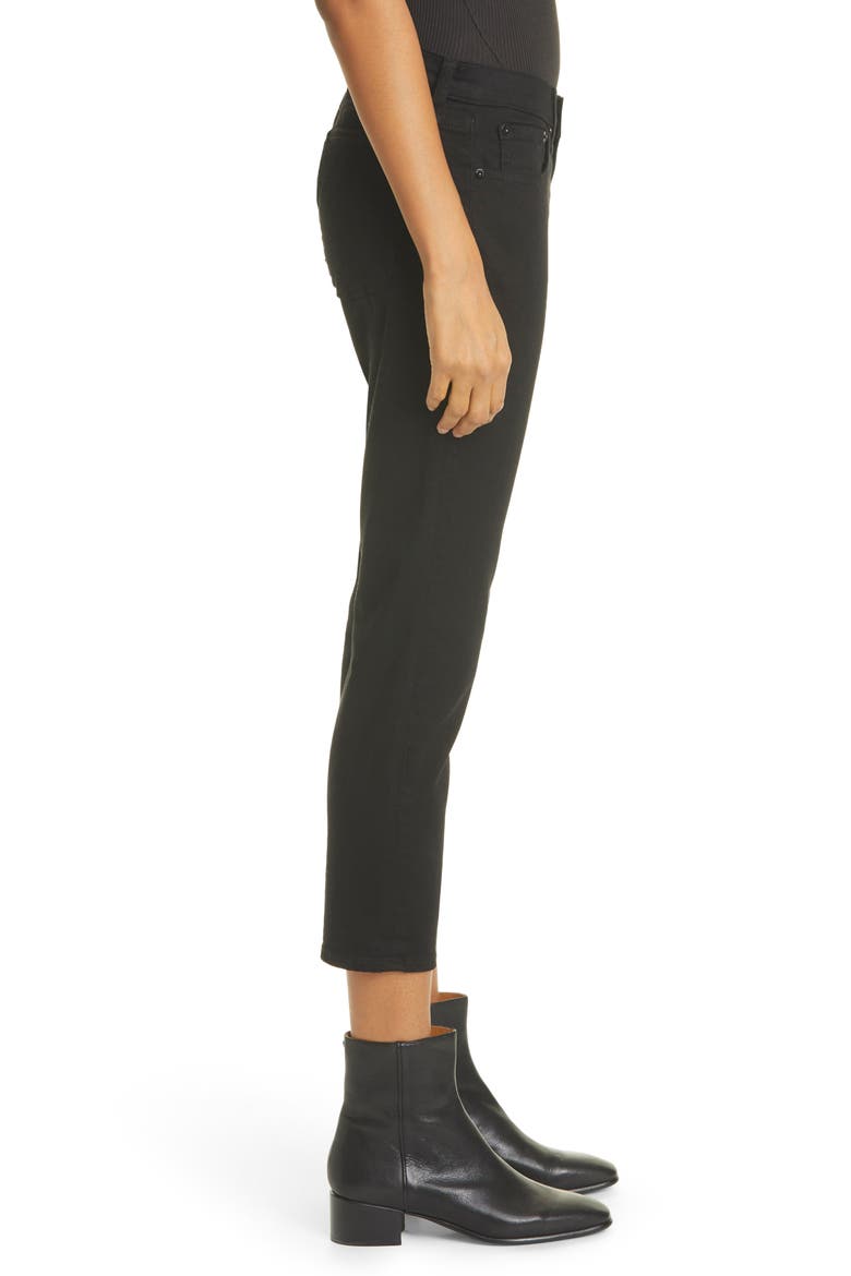 Dre Low Rise Slim Boyfriend Jeans, Alternate, color, BLACK