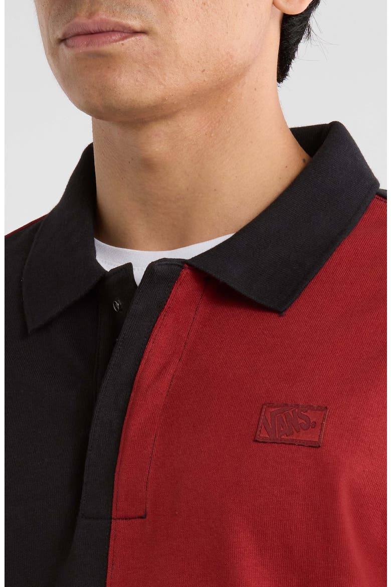 Check Rugby Knit Polo, Alternate, color, POPPY EMBER