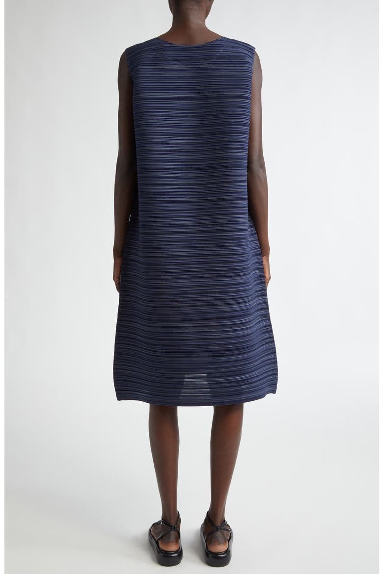 Pleats Please Issey Miyake Sheer Bounce Sleeveless Dress (Women