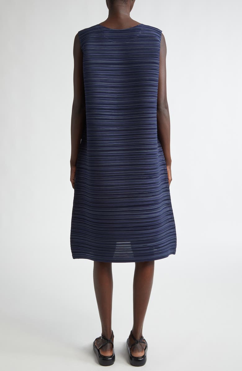 Pleats Please Issey Miyake Sheer Bounce Sleeveless Dress, Alternate, color,
