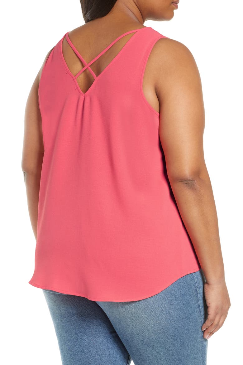 Gibson x The Motherchic Isle Button-Up Tank, Alternate, color, SUNKISSED CORAL