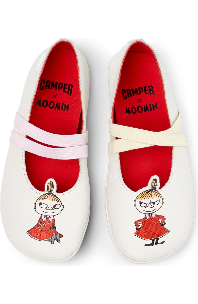 Camper x Moominvalley Kids' Right Twins Ballerina Flat, Alternate, color,