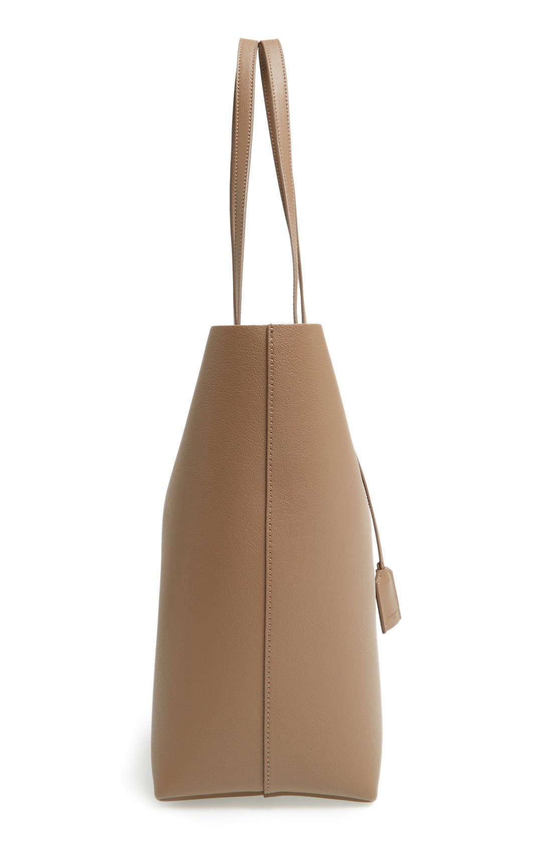Shopping Leather Tote, Alternate, color, TAUPE