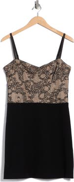 Alice + Olivia Carla Lace Corset Minidress