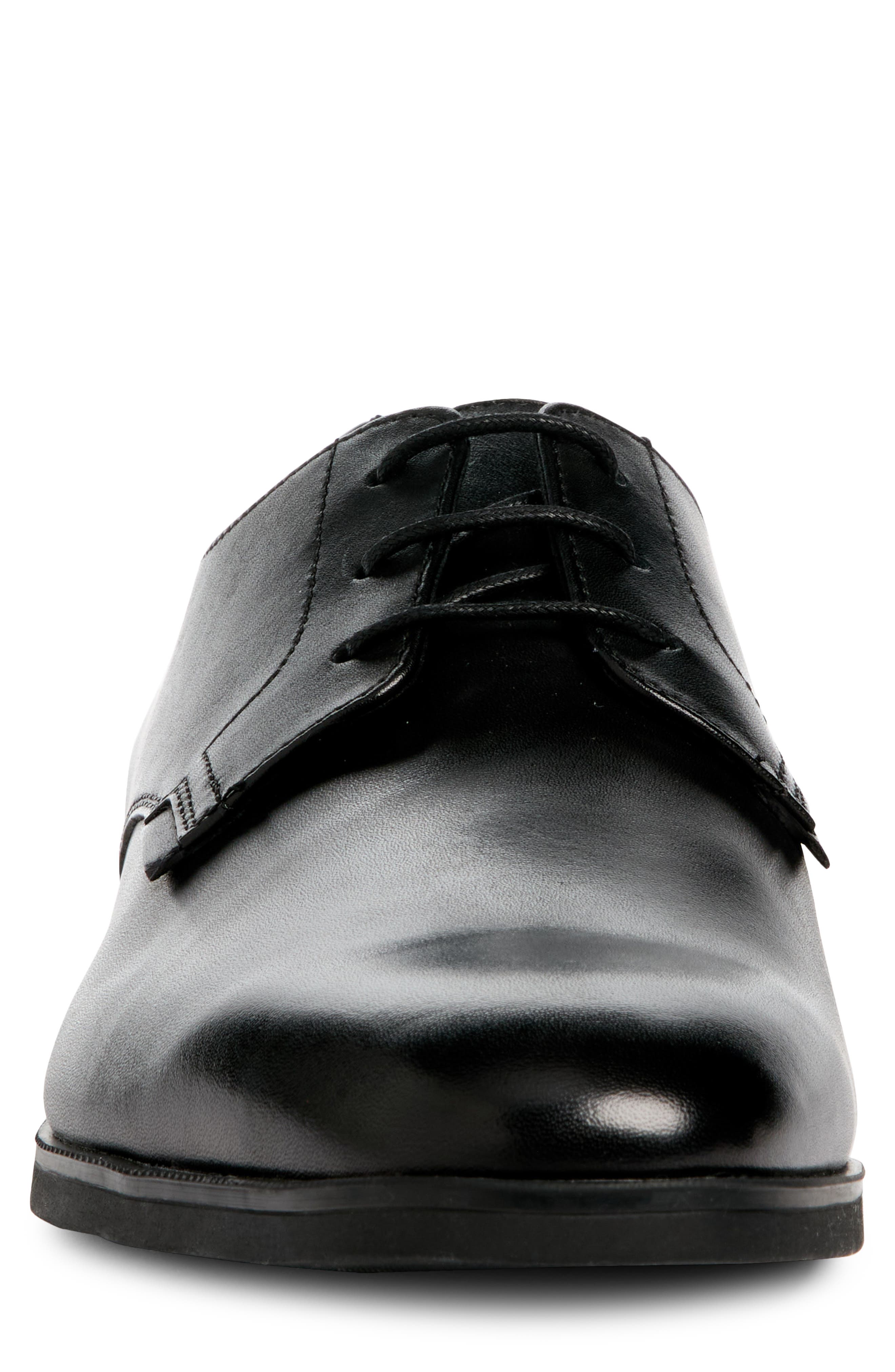Jones Plain Toe Derby, Alternate, color, BLACK