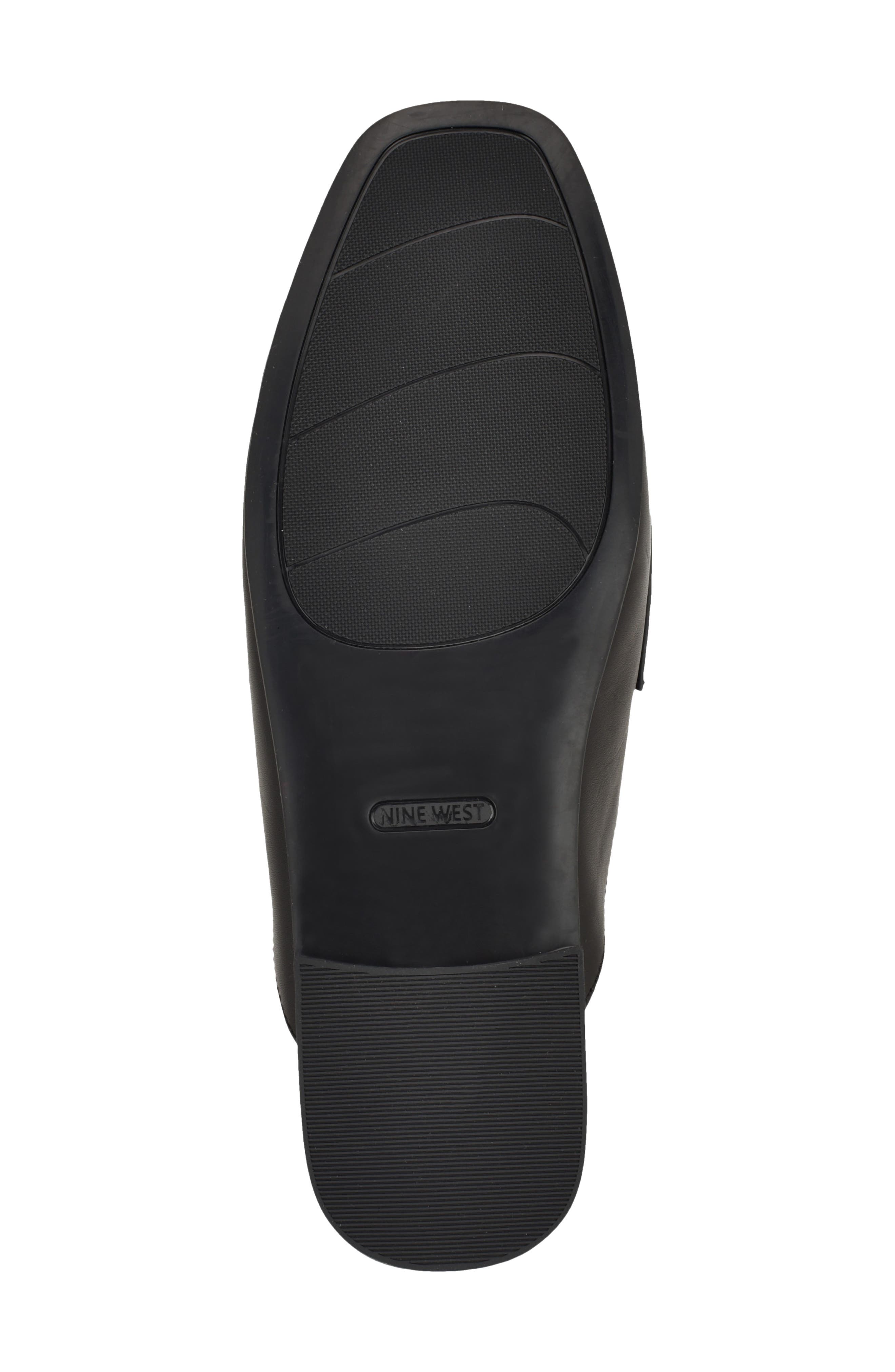 Nine West Evans Penny Loafer Mule, Alternate, color, Black