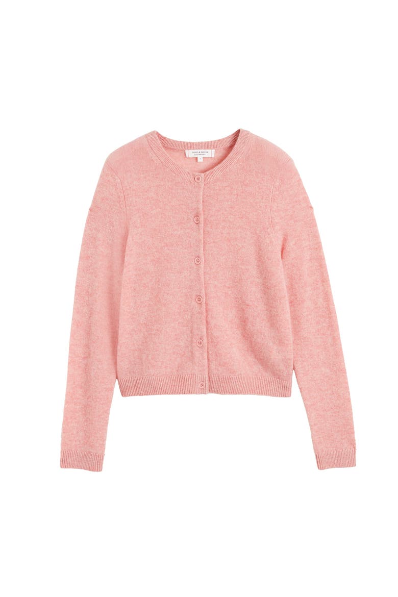 Cloud Cashmere Open Cardigan, Alternate, color, Pink Marl