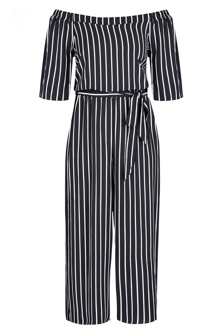 Stripe Play Jumpsuit, Alternate, color, WHITE STRIPE