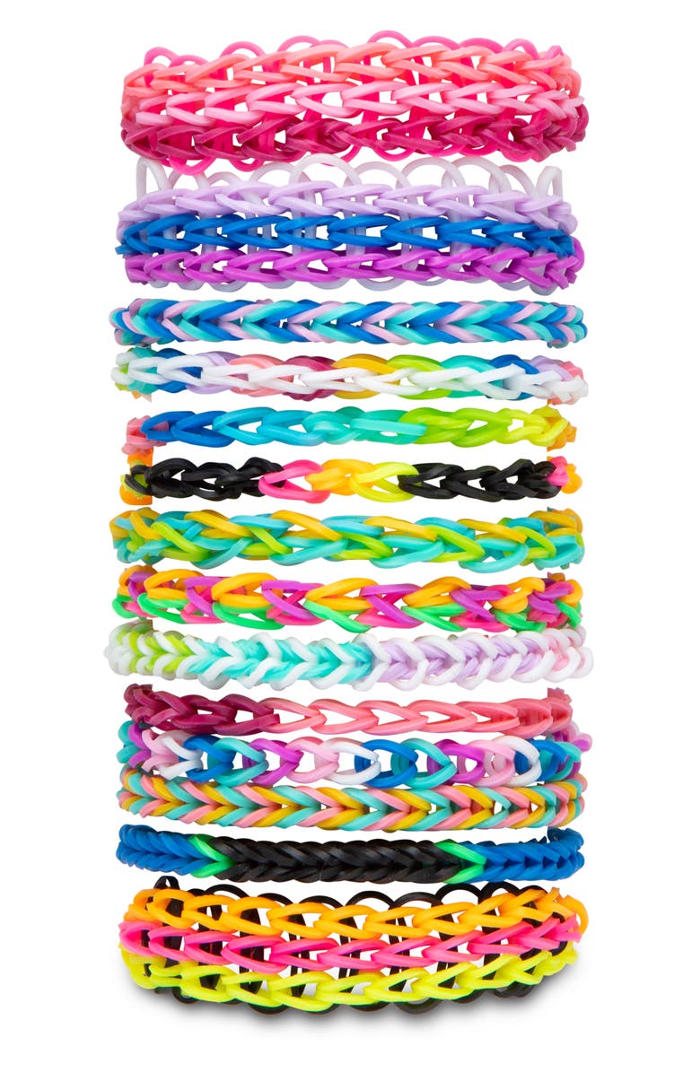 Rainbow Loom Brilliant Bracelets Rubber Band Bracelet Kit, Alternate, color, Multi