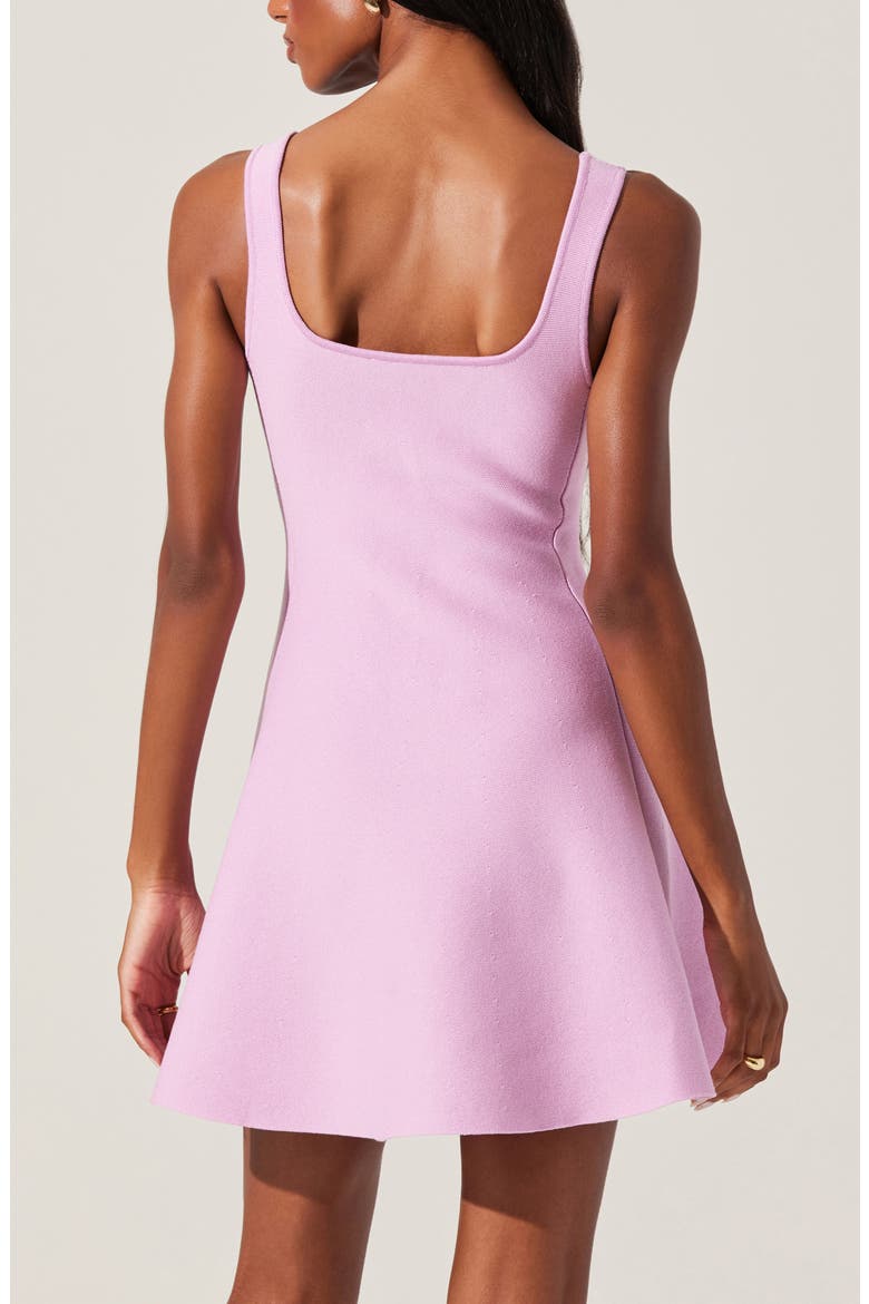 Lucile Skater Sweater Dress, Alternate, color, ORCHID PINK