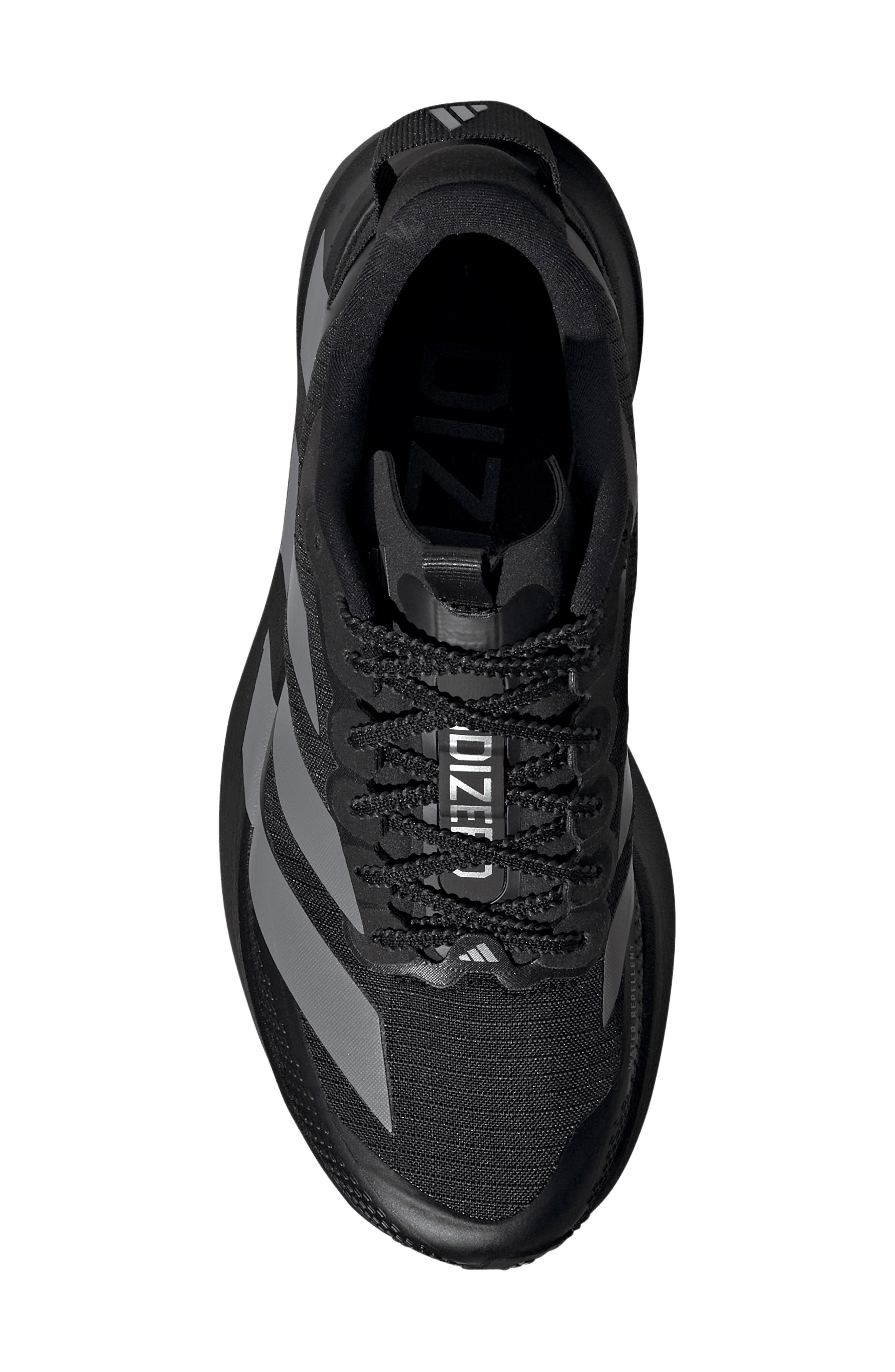 ADIZERO EVO SL ATR Running Shoe, Alternate, color, BLACK/GREY THREE/IRON MET