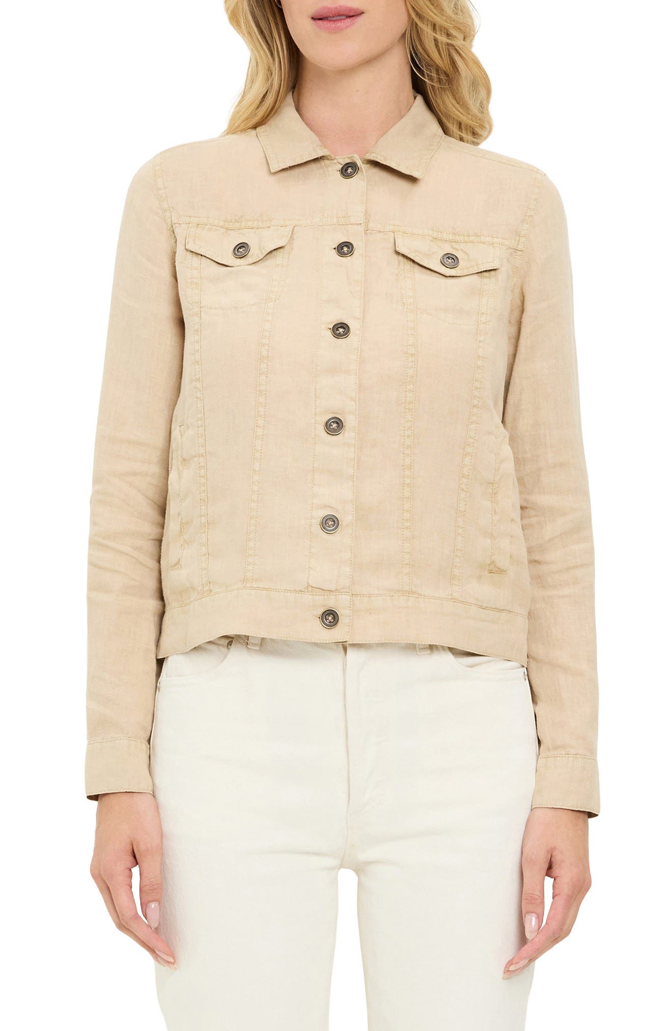 Linen Denim Jacket - image 3