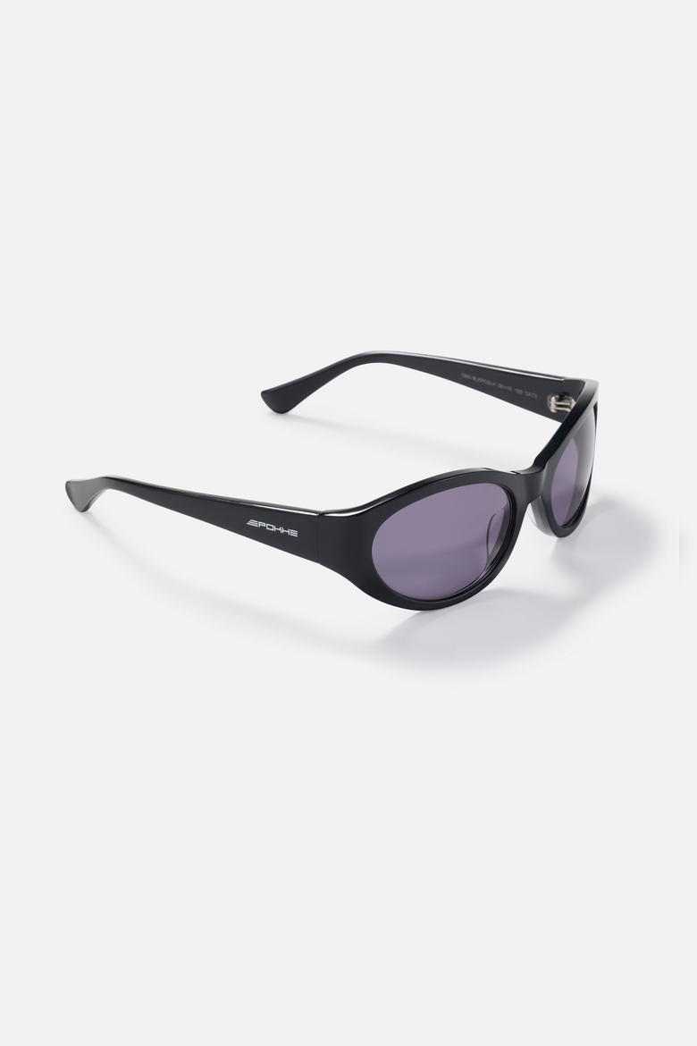Trinity Sunglasses, Alternate, color, Black Polished / Black