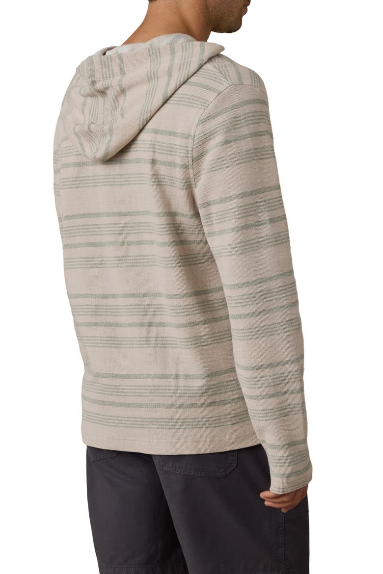 Oasis Organic Cotton Hoodie, Alternate, color, SAGE BEACH STRIPE