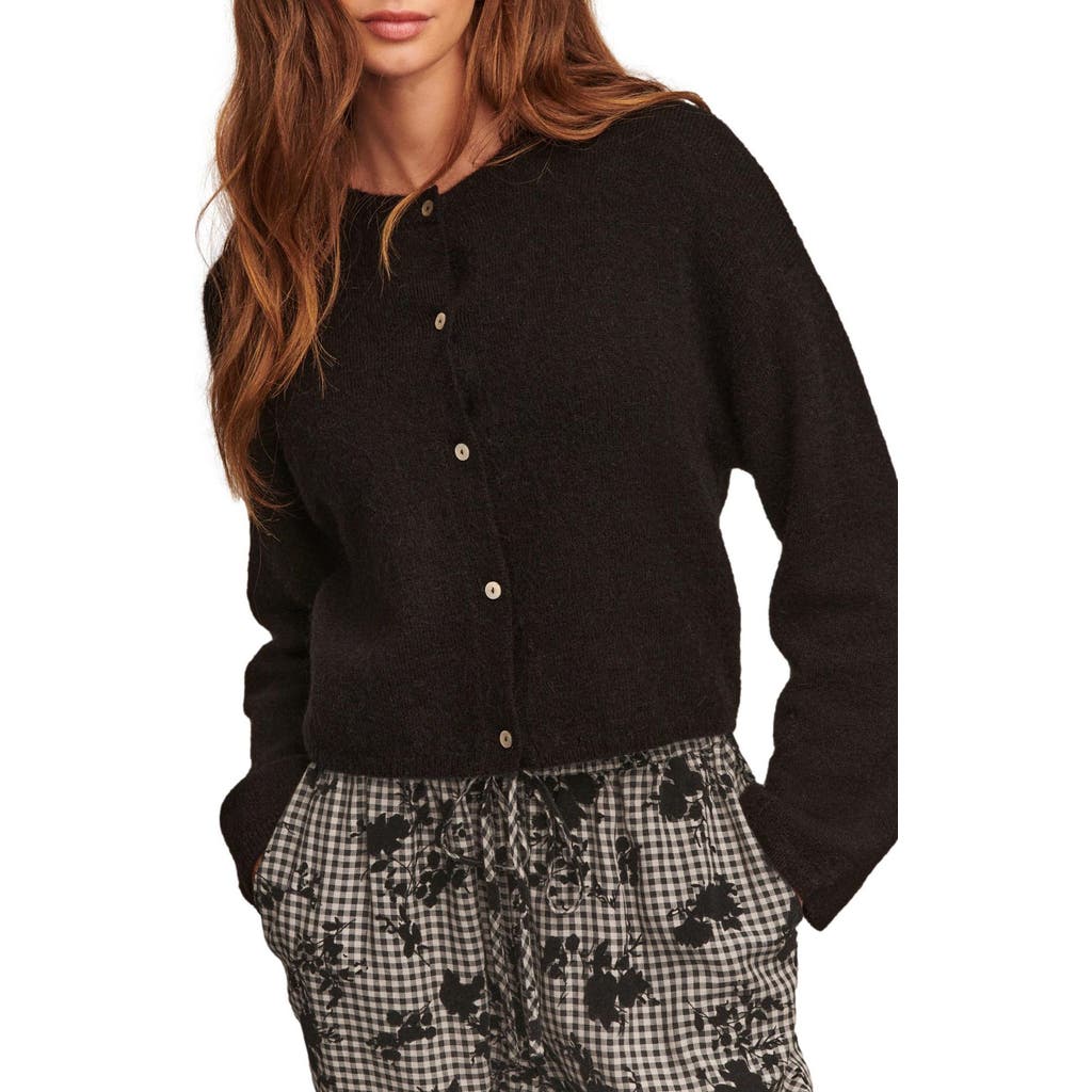 Next Button Front Cardigan In Black