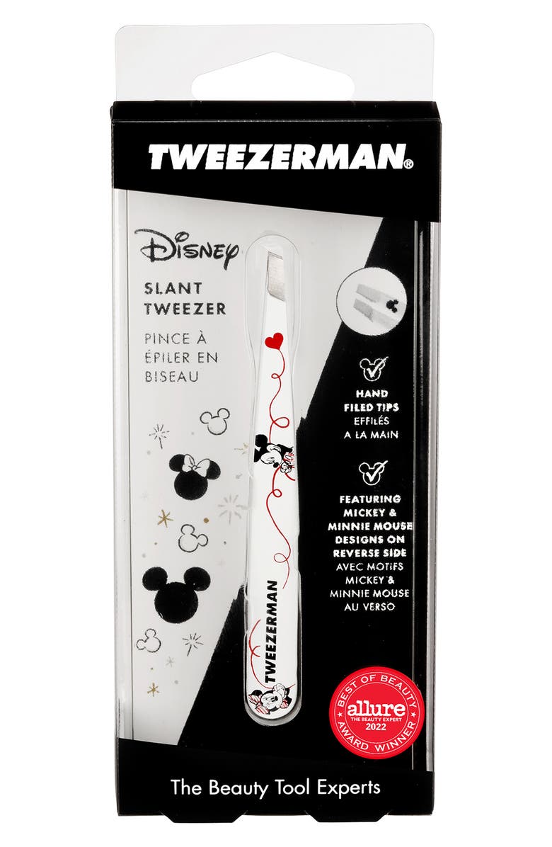 TWEEZERMAN Disney's Mickey Mouse and Minnie Mouse We Got Ears Slant Tweezer, Alternate, color, 