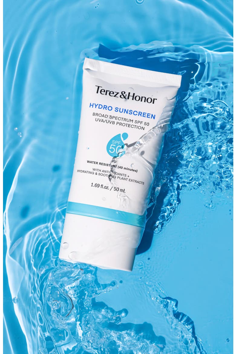 Hydro Sunscreen, Alternate, color, White, Blue