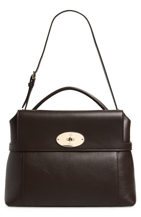 Stevie Leather Top Handle Bag