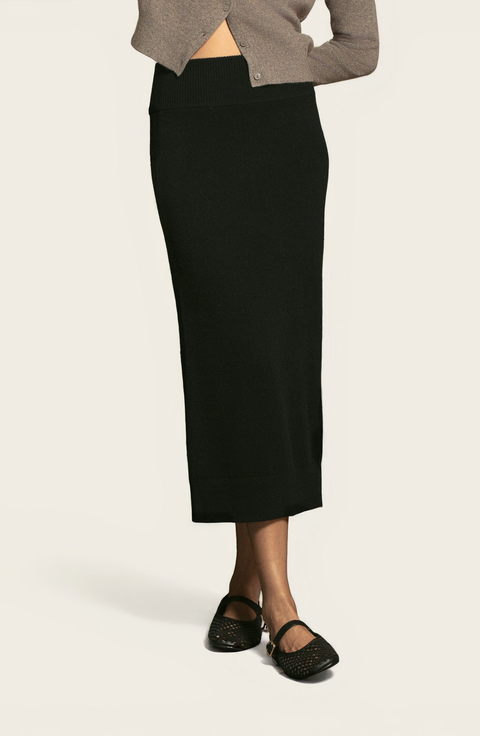 Gemma Cashmere Midi Skirt