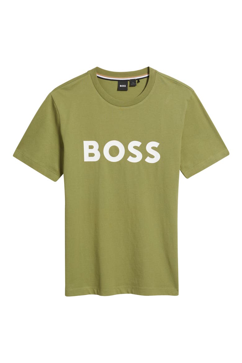 Tiburt Logo Graphic T-Shirt, Alternate, color, MEDIUM GREEN