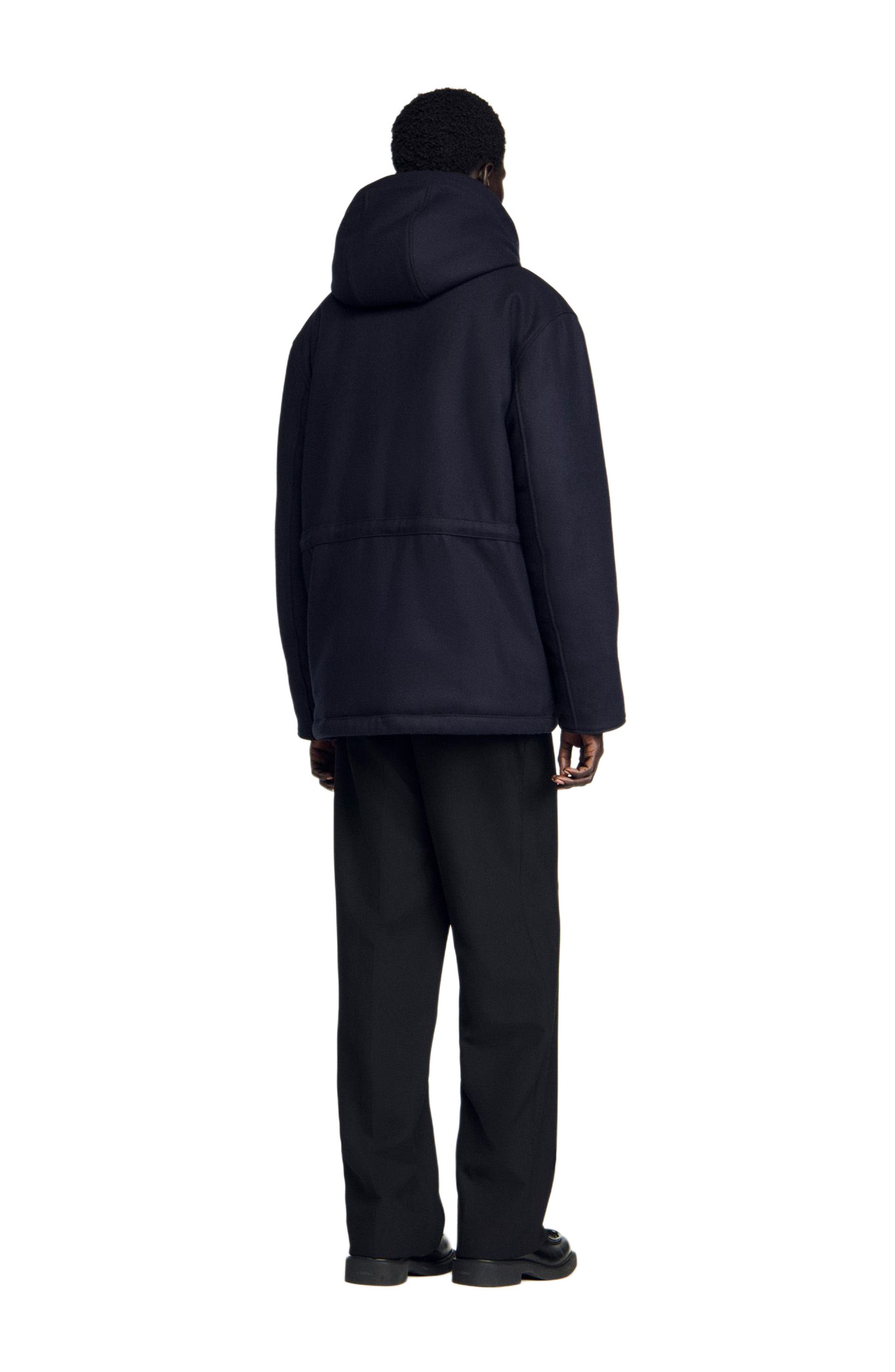 Hooded wool parka - image 2