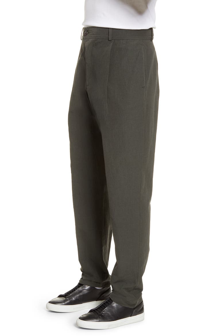 Cotton & Linen Pants, Alternate, color, HIDCOTE GREEN
