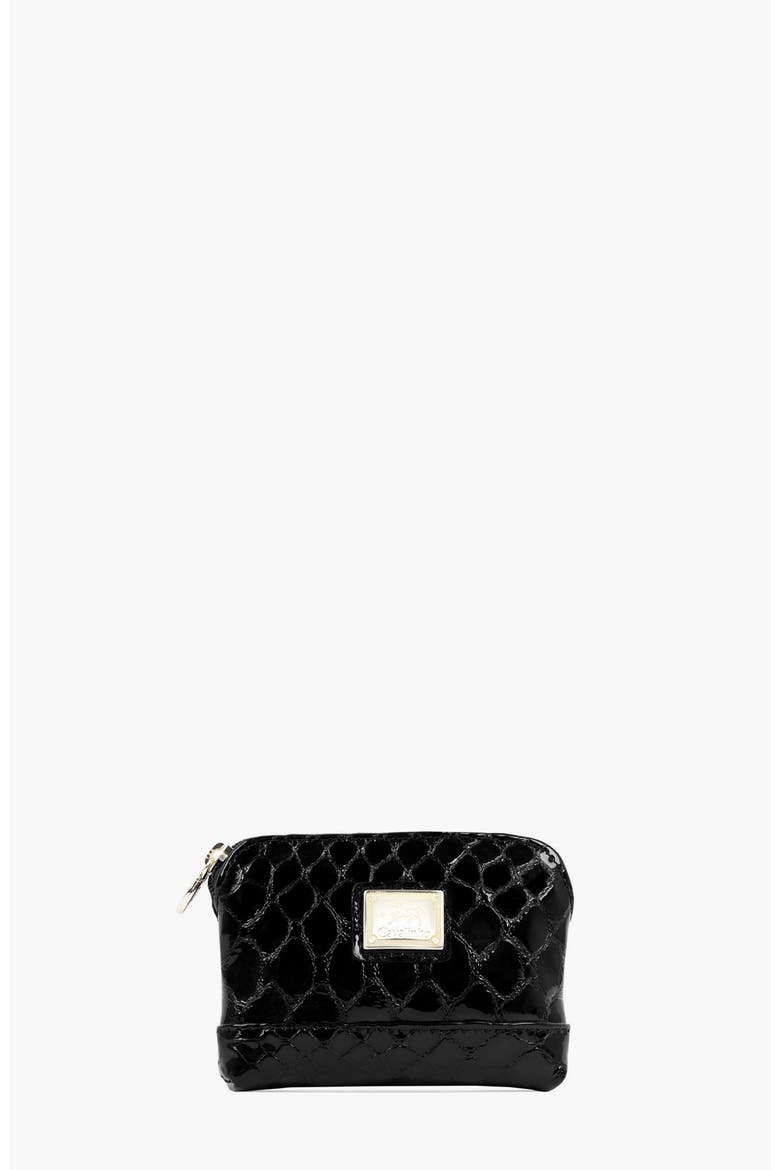 Gallop Patent Leather Coin Purse 250, Main, color, Black