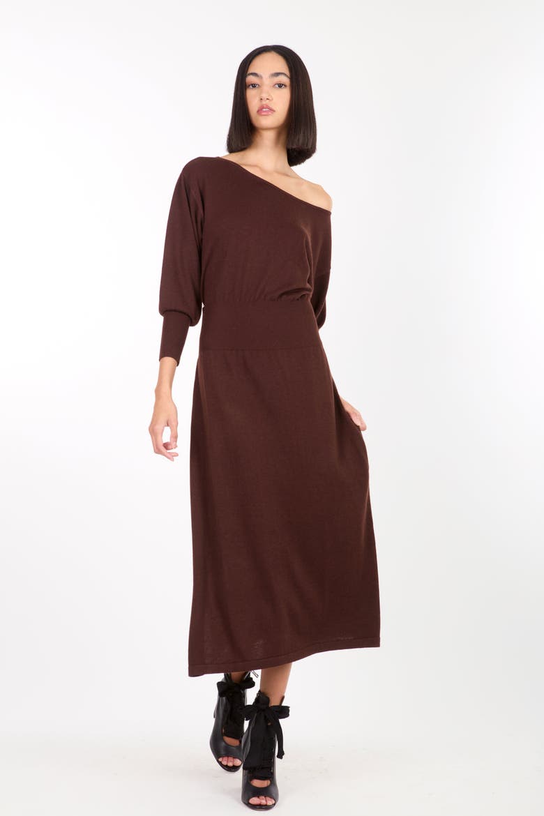 Morgan Dress, Main, color, Chocolate