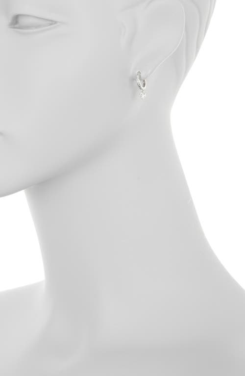 Kate Spade New York Crystal Stud & Huggie Earrings Set In Silver