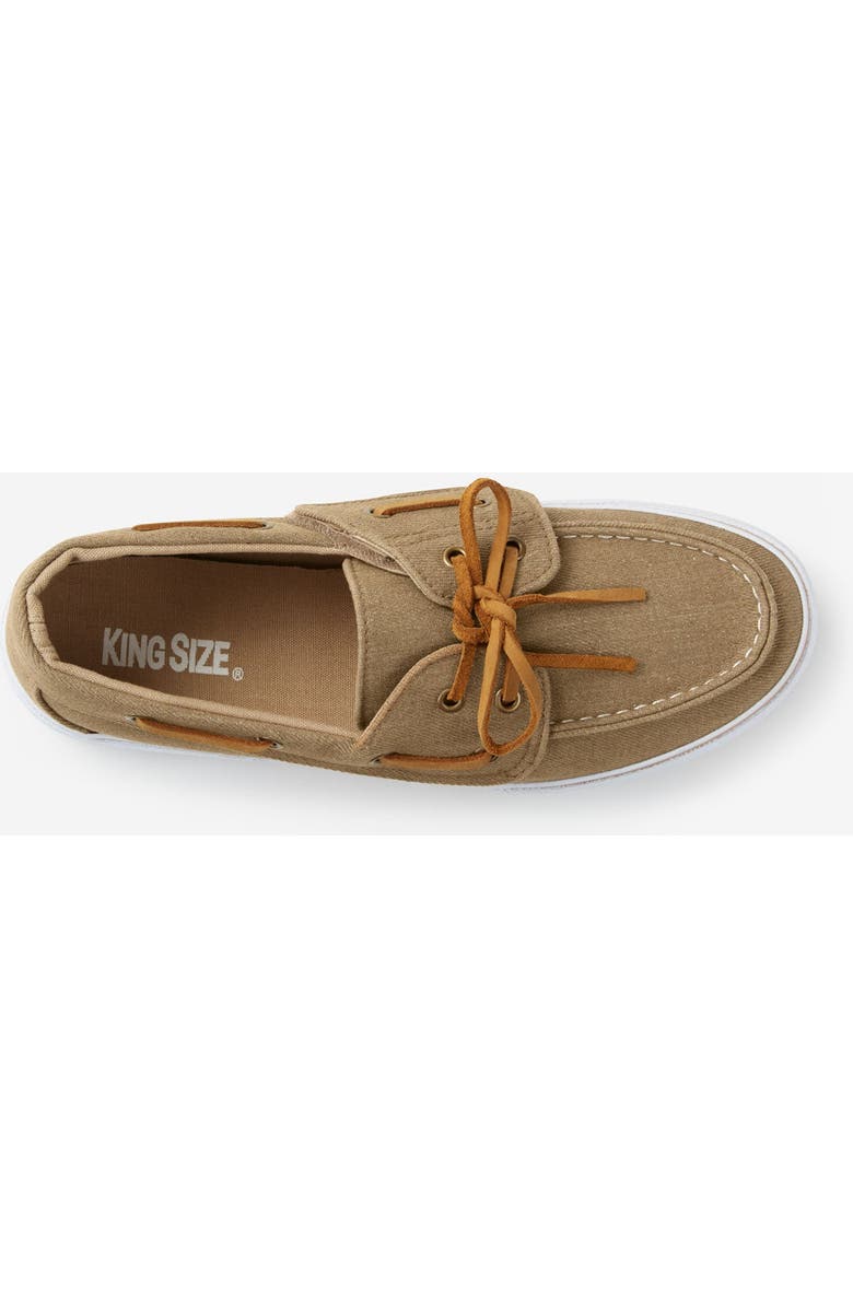 KingSize Canvas Boat Shoe, Alternate, color, Khaki