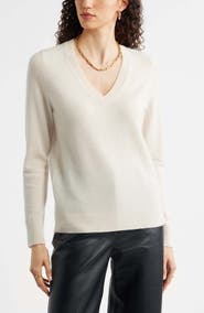 Nordstrom V-Neck Cashmere Sweater