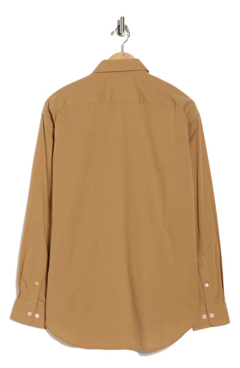 Helmut Lang Oversize Poplin Button-Up Shirt, Alternate, color, Trench