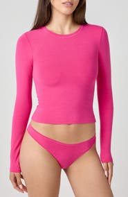 Florence by Mills Softie Cotton Blend Long Sleeve Top