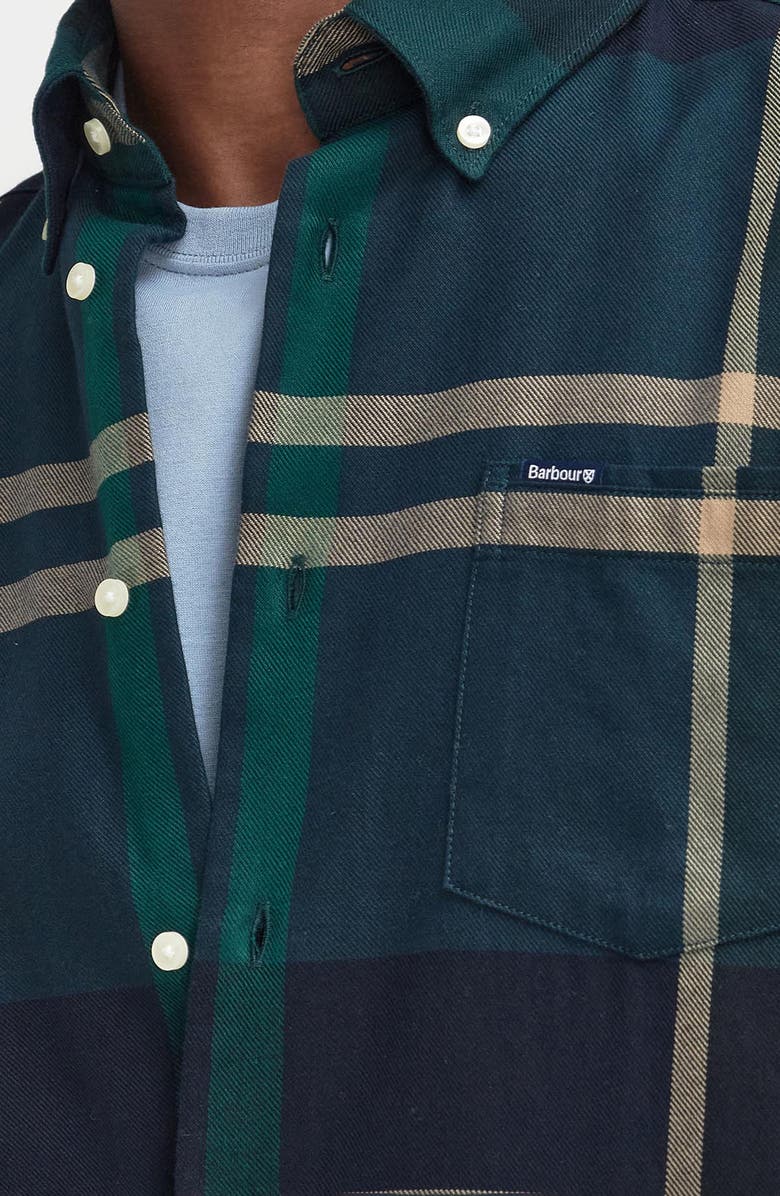 Barbour Dunoon Plaid Slim Fit Button-Down Shirt, Alternate, color, 