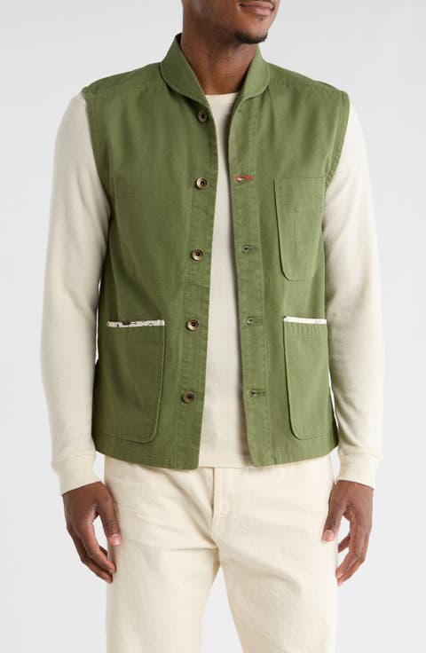 Organic Cotton Canvas Shepherds Vest