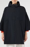 Marina Rinaldi Nero Water Repellent Rain Coat