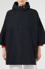 Marina Rinaldi Nero Water Repellent Rain Coat