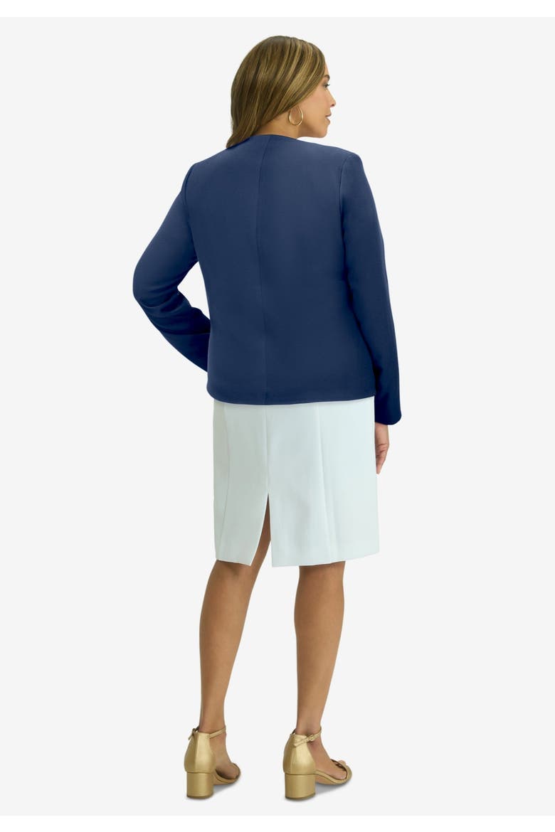 Bi-Stretch Lady Jacket, Alternate, color, NAVY