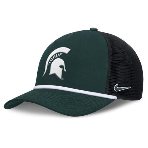 Men's Nike Green Michigan State Spartans Rise Primetime Trucker Adjustable Hat