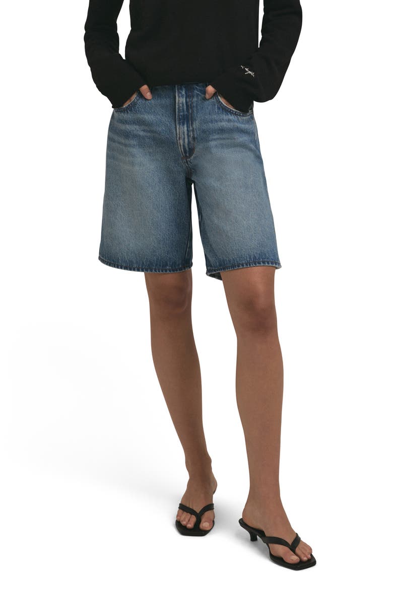 The Tommy Low Slung Denim Bermuda, Main, color, MARGATE