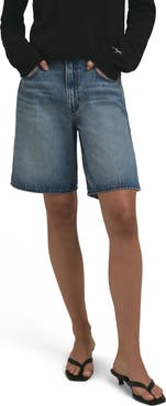 Favorite Daughter The Tommy Low Slung Denim Bermuda